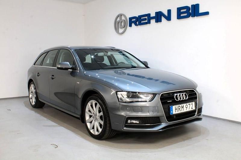Grå Begagnad 2015 Audi A4 S-Line Kombi | 139 000 kr (Marknadspris) - Bild 1/4