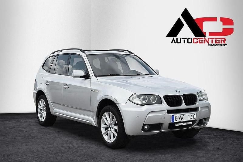 Ljusgrå (grå) Begagnad 2008 BMW X3 M Sport SUV | 74 800 kr (Marknadspris) - Bild 1/4