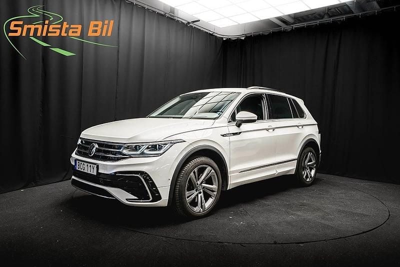 Vit Begagnad 2020 VW Tiguan R-line SUV | 364 900 kr (Dyr) - Bild 1/3