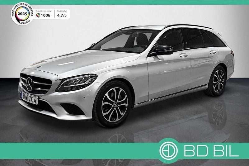 Silvermetallic Begagnad 2018 Mercedes C220 Avantgarde Kombi | 244 900 kr (Marknadspris) - Bild 1/3