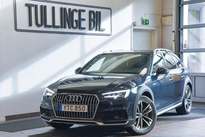 Blå Begagnad 2018 Audi A4 Allroad Advanced Plus Kombi | 309 900 kr (Bra pris) - Bild 1/4