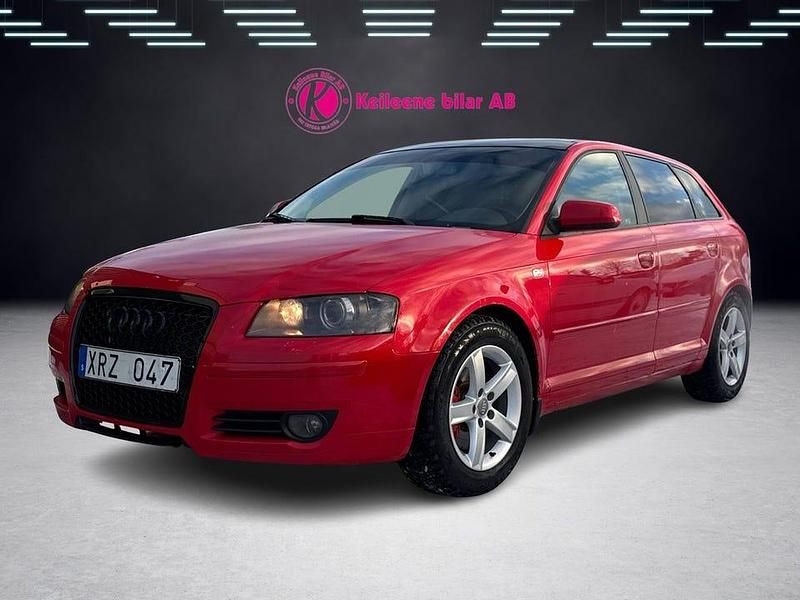 Röd Begagnad 2006 Audi A3 Comfort | 54 900 kr (Marknadspris) - Bild 1/4