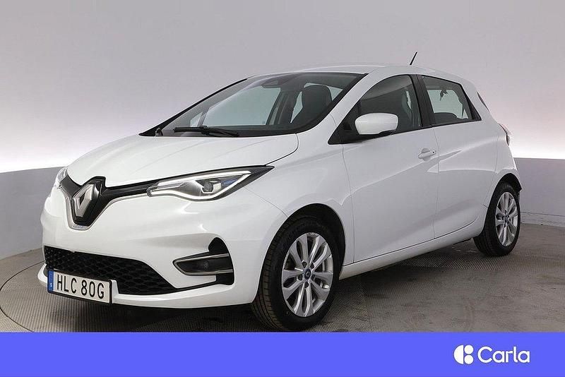 Vit Begagnad 2020 Renault Zoe Zen Halvkombi | 170 900 kr (Lite dyr) - Bild 1/4