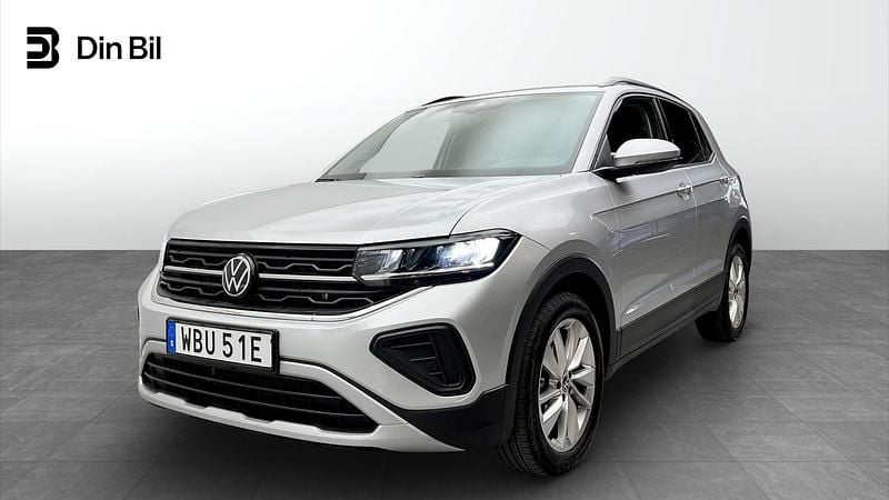 Silver Begagnad 2024 VW T-Cross Life SUV | 254 900 kr (Marknadspris) - Bild 1/4