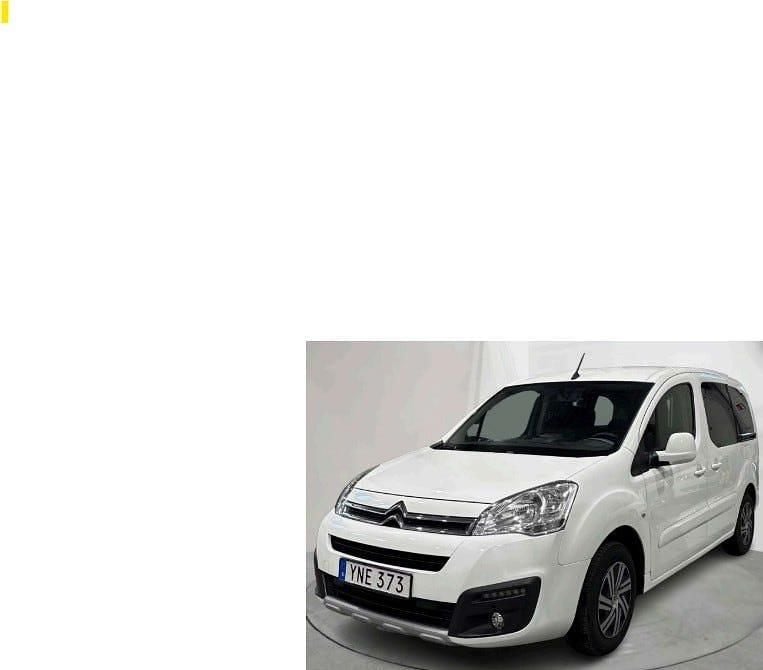 Begagnad Citroën Berlingo 99 HK (72 kW) 2017 Minibuss