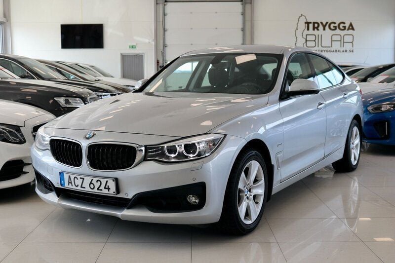 Silver Begagnad 2015 BMW 320 Gran Turismo Sport Line Halvkombi | 149 000 kr (Marknadspris) - Bild 1/4