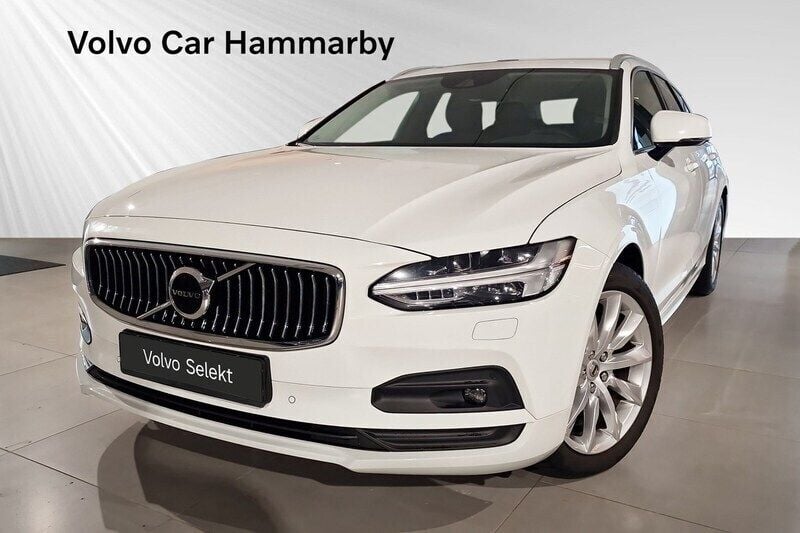 Vit Begagnad 2020 Volvo V90 Momentum Kombi | 299 900 kr (Marknadspris) - Bild 1/3