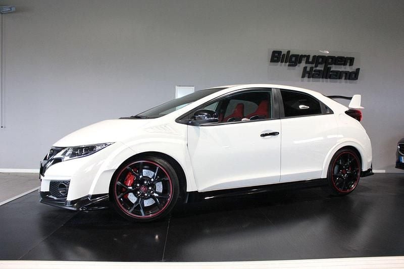 Vit Begagnad 2016 Honda Civic Type R Halvkombi | 299 900 kr (Superpris) - Bild 1/4