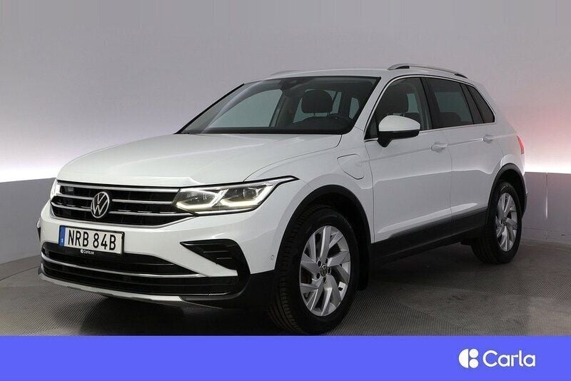 Vit Begagnad 2022 VW Tiguan Elegance SUV | 279 900 kr (Bra pris) - Bild 1/4