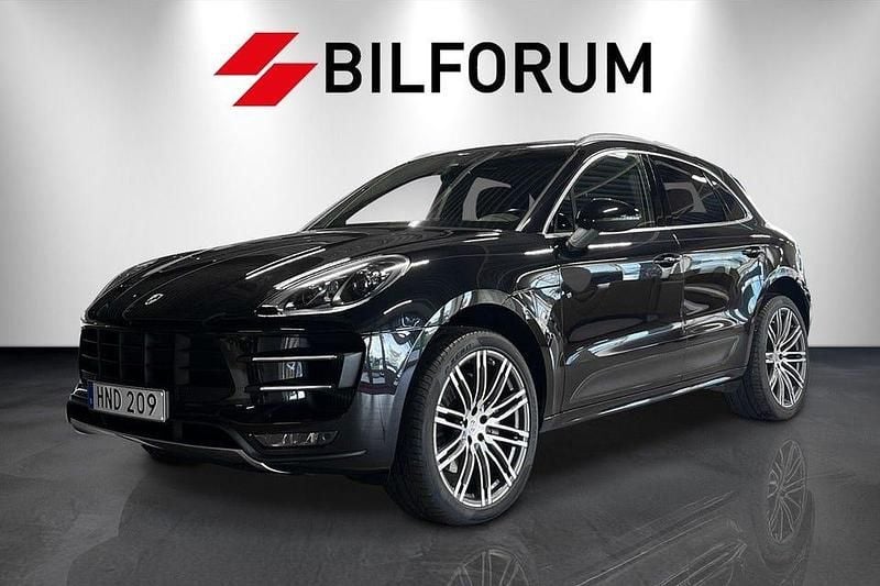 Svart Begagnad 2015 Porsche Macan Turbo SUV | 409 900 kr (Bra pris) - Bild 1/4