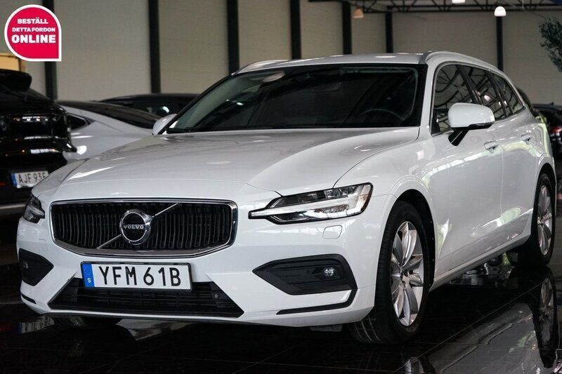Vit Begagnad 2020 Volvo V60 Momentum Kombi | 279 500 kr (Marknadspris) - Bild 1/4