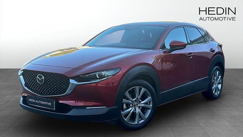 Röd (red) Begagnad 2020 Mazda CX-30 SUV | 289 700 kr (Marknadspris) - Bild 1/4