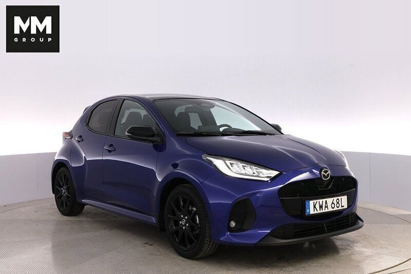 Blå Begagnad 2024 Mazda 2 Homura-Line Halvkombi | 299 000 kr - Bild 1/4