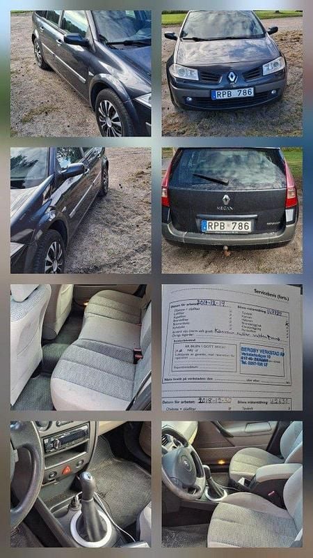 Grå Begagnad 2006 Renault Mégane GrandTour Kombi | 17 500 kr (Marknadspris) - Bild 1/1