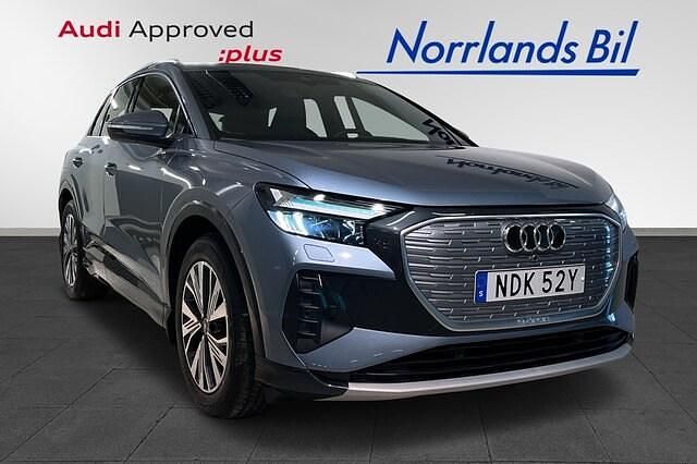 Blå Begagnad 2022 Audi Q4 e-tron Advanced Plus SUV | 379 500 kr (Superpris) - Bild 1/4