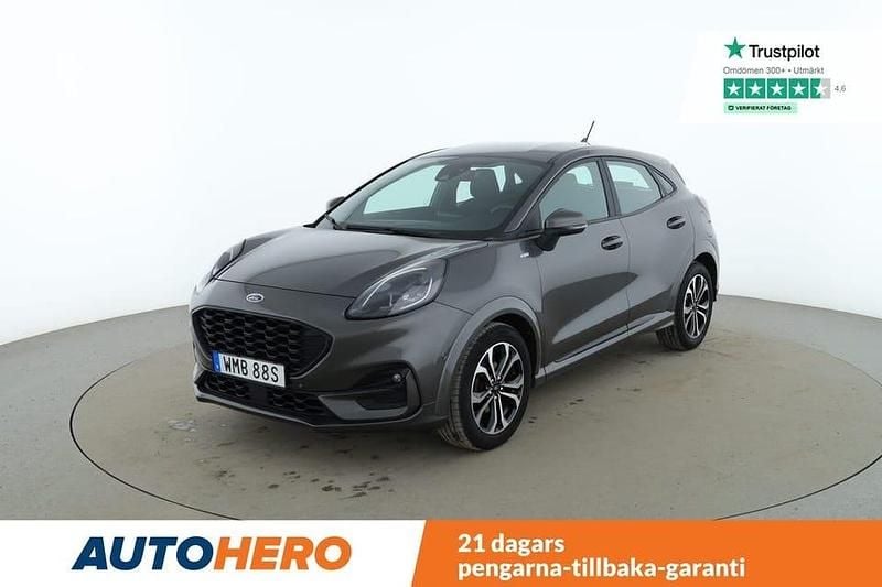 Grå Begagnad 2020 Ford Puma ST-Line SUV | 173 000 kr (Marknadspris) - Bild 1/4
