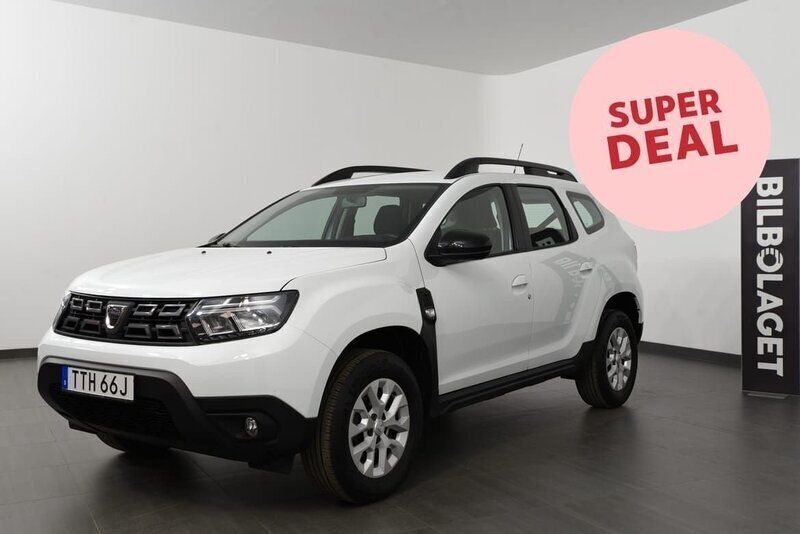 Vit Begagnad 2021 Dacia Duster Comfort SUV | 165 500 kr (Marknadspris) - Bild 1/4