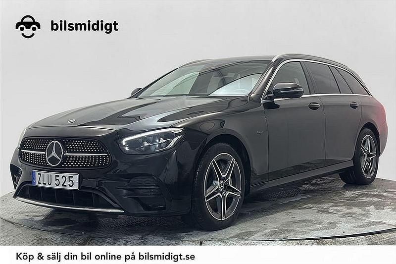 Svart Begagnad 2021 Mercedes E300 AMG line Kombi | 319 400 kr (Bra pris) - Bild 1/3