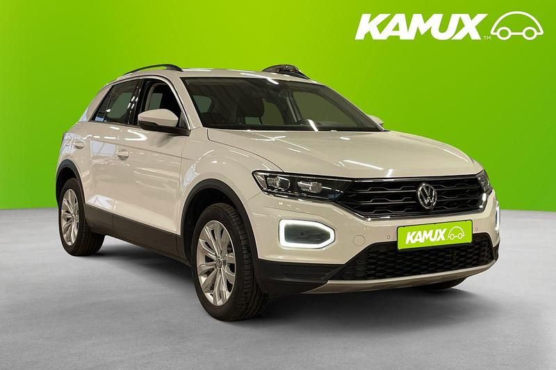 Vit Begagnad 2019 VW T-Roc SUV | 209 800 kr (Marknadspris) - Bild 1/4