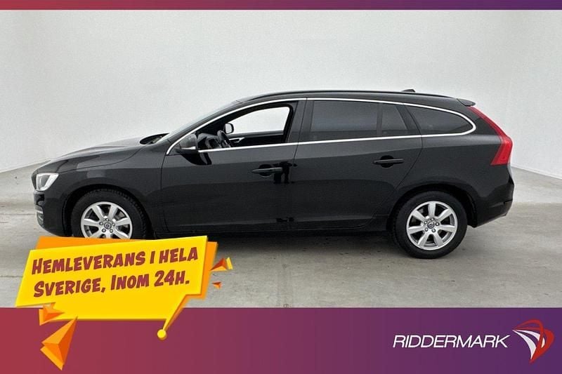 Svart Begagnad 2014 Volvo V60 Momentum Kombi | 128 900 kr (Marknadspris) - Bild 1/3
