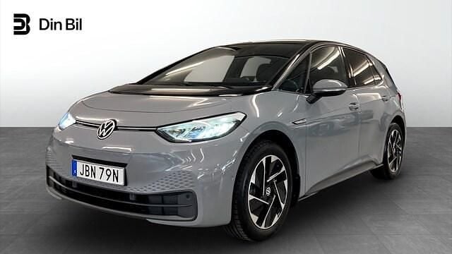 Grå Begagnad 2023 VW ID.3 Pro Performance Halvkombi | 299 900 kr (Bra pris) - Bild 1/4