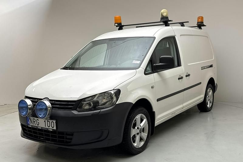 Vit Begagnad 2012 VW Caddy Maxi Minibuss | 99 000 kr (Bra pris) - Bild 1/4