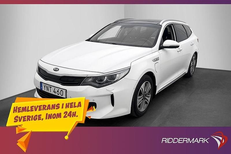 Begagnad Kia Optima Hybrid Sport 2018 Vit Sedan