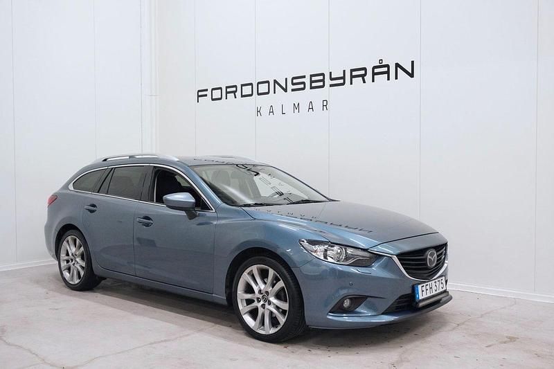 Blå Begagnad 2014 Mazda 6 Kombi | 79 800 kr (Marknadspris) - Bild 1/4