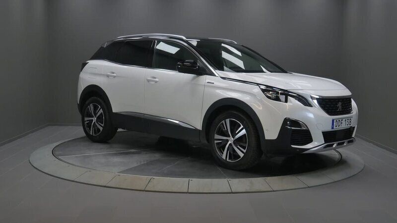 Vit Begagnad 2019 Peugeot 3008 GT-line SUV | 199 000 kr (Marknadspris) - Bild 1/4