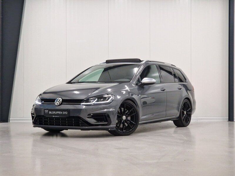 Mörkgrå Begagnad 2019 VW Golf VII R Kombi | 349 900 kr - Bild 1/4