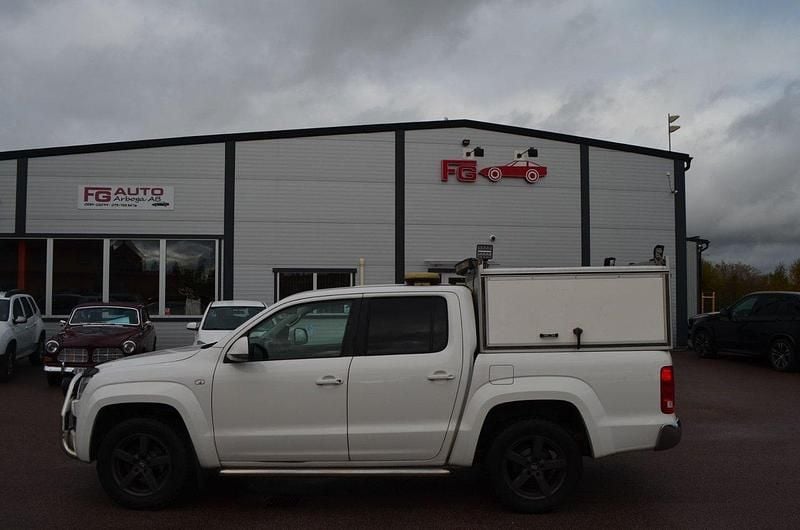 Vit Begagnad 2014 VW Amarok Pickup | 119 000 kr (Bra pris) - Bild 1/4
