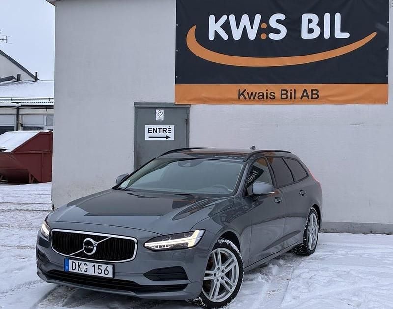 Begagnad Volvo V90 Kinetic 150 HK (110 kW) 2018 Grå Kombi