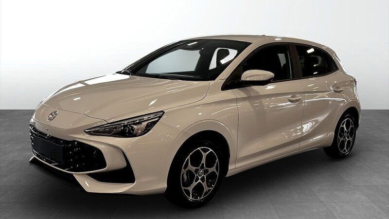 Vit (white) Begagnad 2024 MG MG3 Luxury Halvkombi | 269 990 kr (Marknadspris) - Bild 1/4