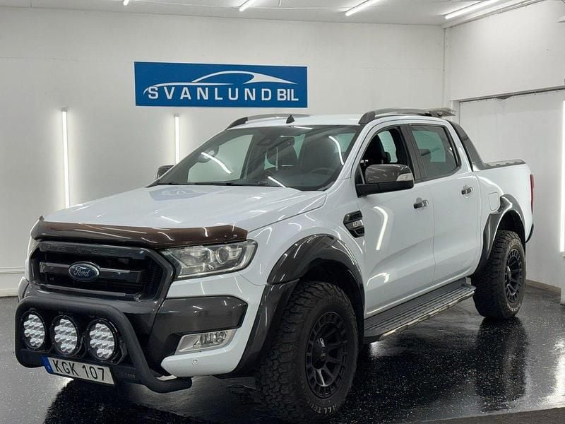 Vit Begagnad 2017 Ford Ranger Pickup | 269 800 kr (Lite dyr) - Bild 1/4