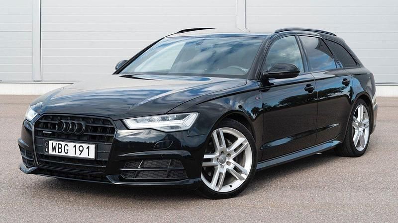 Svart Begagnad 2017 Audi A6 S-Line Kombi | 244 900 kr (Bra pris) - Bild 1/4