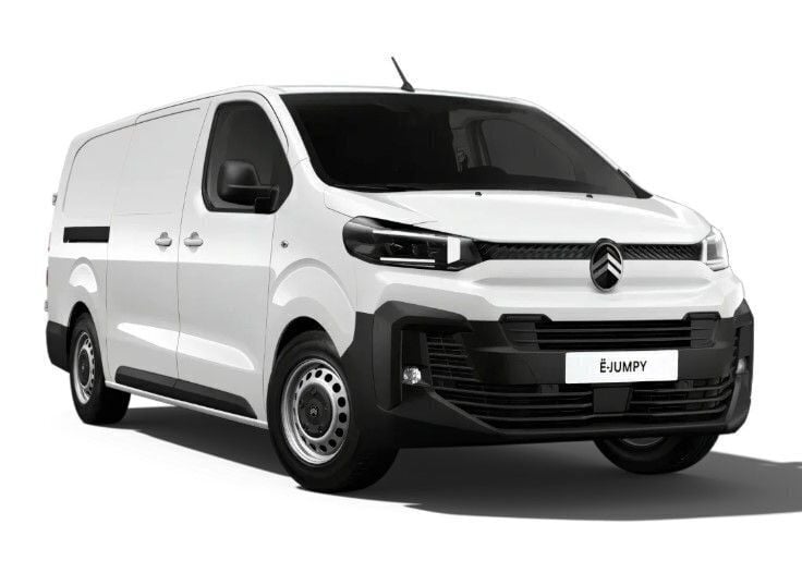 Vit Begagnad 2024 Citroën e-Jumpy Business Class Minibuss | 479 900 kr (Bra pris) - Bild 1/4