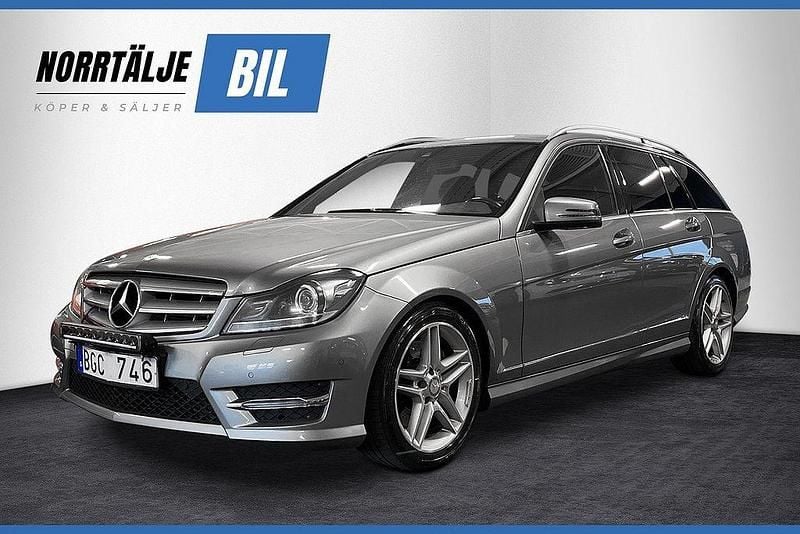 Silver Begagnad 2012 Mercedes C250 AMG Kombi | 159 900 kr (Bra pris) - Bild 1/3