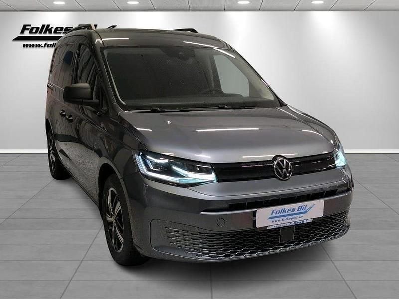 Ny VW Caddy 122 HK (89 kW) 2025 Indiumgrå metallic Minibuss