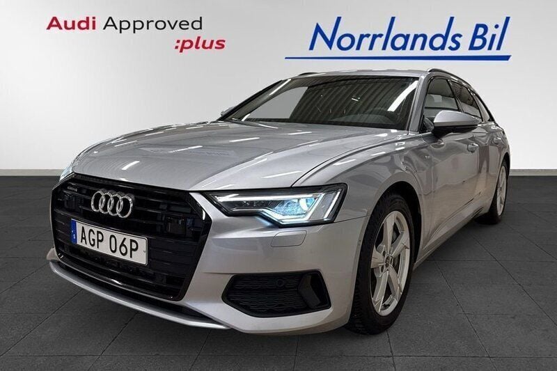 Florettsilver metallic Begagnad 2023 Audi A6 Sport Kombi | 539 000 kr - Bild 1/4
