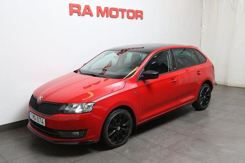 Röd Begagnad 2014 Skoda Rapid Monte Carlo Halvkombi | 109 800 kr (Marknadspris) - Bild 1/3