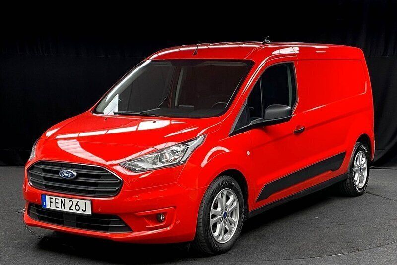 Röd Begagnad 2023 Ford Transit Van | 249 800 kr (Marknadspris) - Bild 1/3