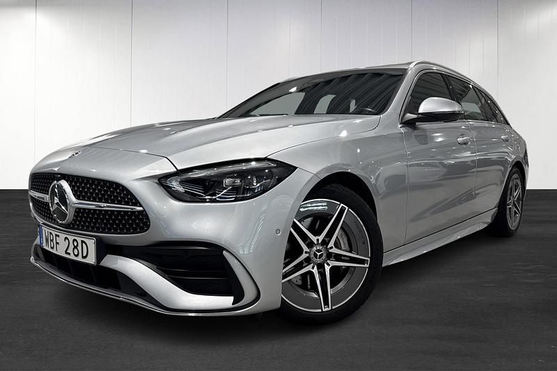 Svart Begagnad 2024 Mercedes C200 AMG Kombi | 439 900 kr (Lite dyr) - Bild 1/4