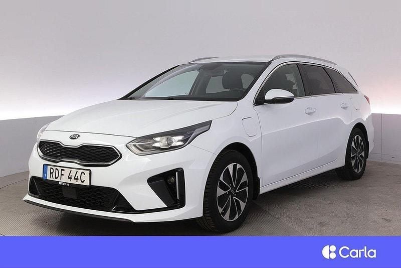 Vit Begagnad 2021 Kia Ceed Sportswagon Advance Kombi | 214 900 kr (Bra pris) - Bild 1/4