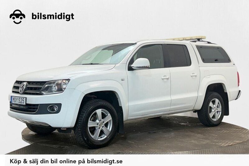 Vit Begagnad 2015 VW Amarok Pickup | 238 800 kr (Lite dyr) - Bild 1/3