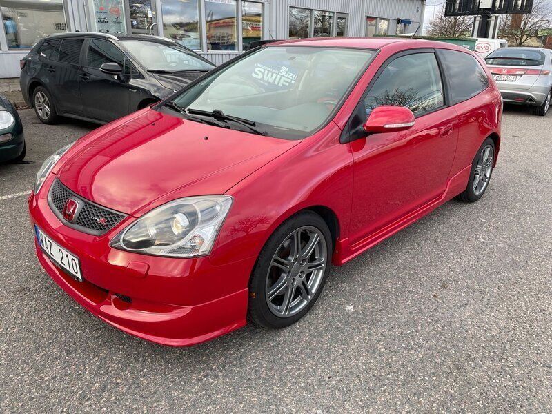 Röd Begagnad 2004 Honda Civic Type R Halvkombi | 149 700 kr - Bild 1/4