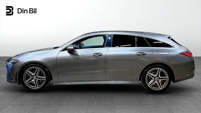 Begagnad Mercedes CLA200 Shooting Brake AMG line 163 HK (119 kW) 2019 Grå Kombi