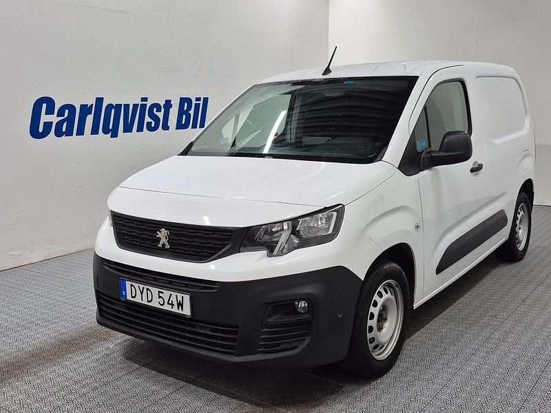 Vit Begagnad 2019 Peugeot Partner Minibuss | 179 000 kr (Dyr) - Bild 1/4