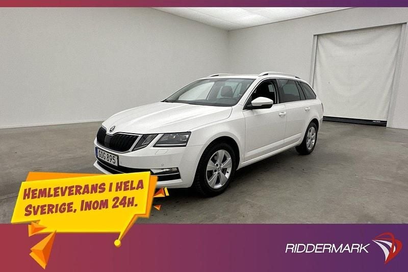 Vit Begagnad 2020 Skoda Octavia Kombi | 169 800 kr (Bra pris) - Bild 1/3