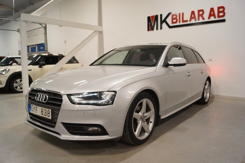 Silver Begagnad 2013 Audi A4 Comfort Kombi | 134 900 kr (Lite dyr) - Bild 1/4