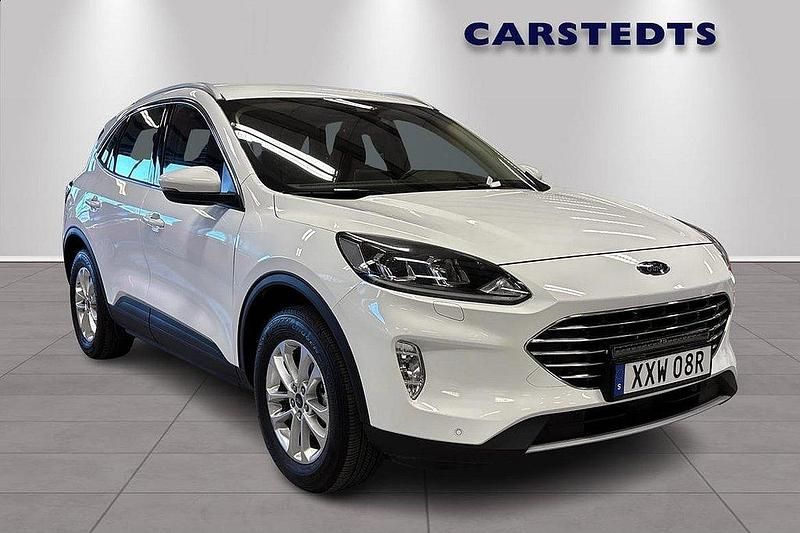 Vit Begagnad 2022 Ford Kuga Titanium SUV | 319 900 kr (Dyr) - Bild 1/4
